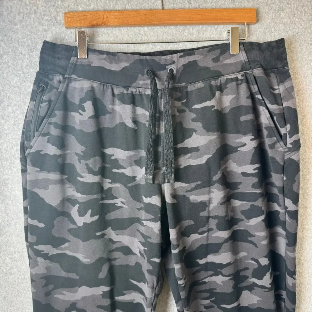 Athleta Women’s Gray Camouflage Jogger Track Pants - Picture 3 of 16